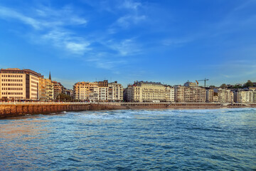Fototapeta premium View of San Sebastian, Spain