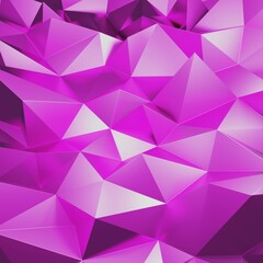 Abstract geometric pattern background polygonal triangle background purple 3d rendering