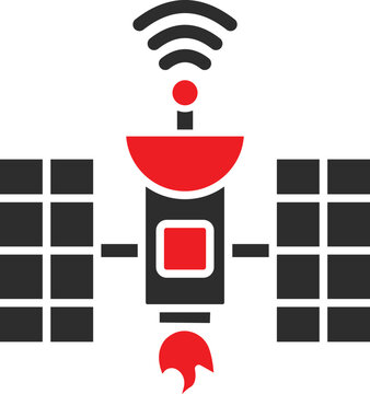 Space station Vector Icon which is suitable for commercial work and easily modify or edit it
