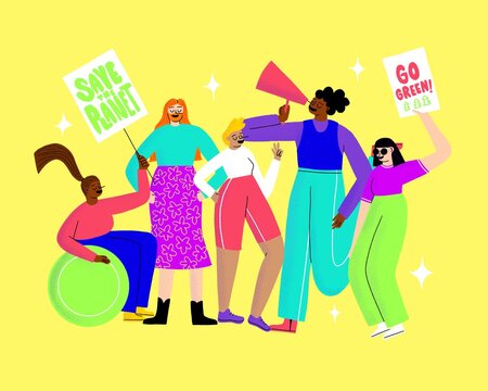 Save the Planet activists