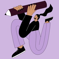 Self care illustration - drawing for mental health