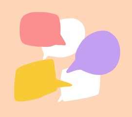 Speech bubbles - your words matter, be nice