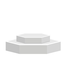 Podium Flat Design Shape (4)