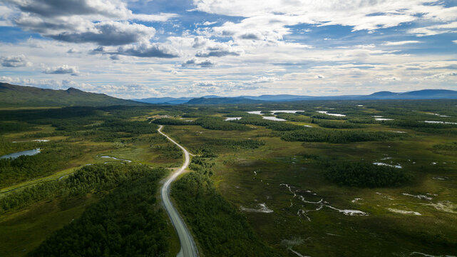 Am  Flatruetv&auml;gen, der h&ouml;chstgelegenen Passstrasse in Schweden
