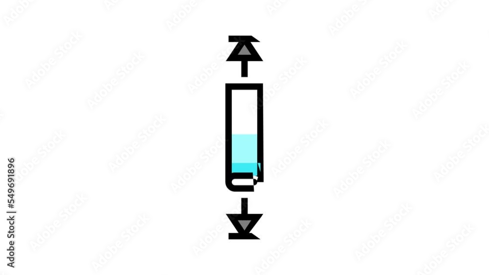 Poster over scroll color icon animation