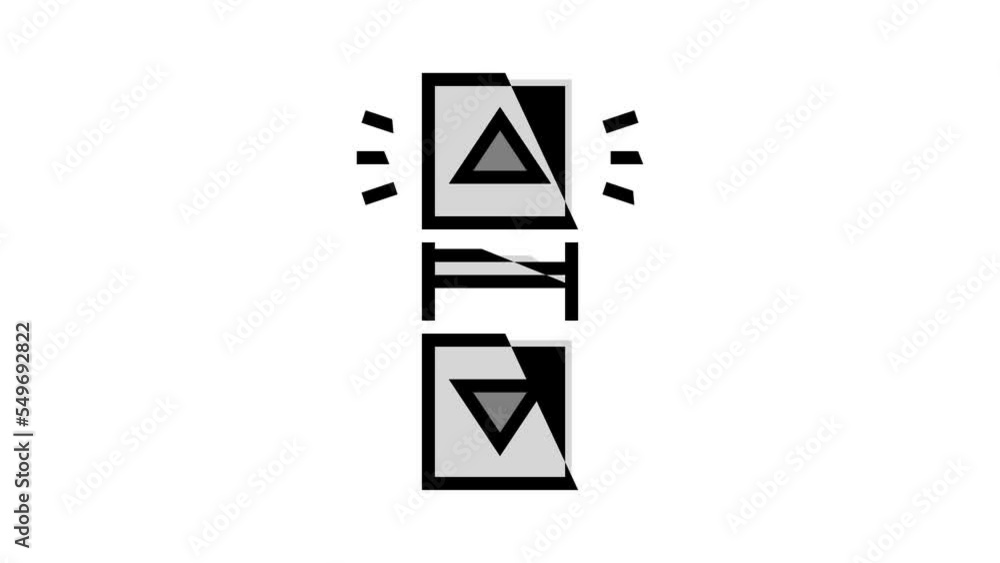 Poster click scroll color icon animation