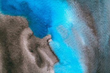 Abstract Hand painted Watercolor Colorful wet background on paper. Watercolor texture for creative wallpaper or design art work. Pastel colors