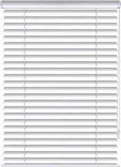White window blinds