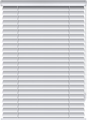 Obraz premium White window blinds