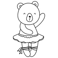 cute bear circus, animal circus