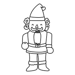 Obraz premium Christmas Nutcracker, Toy Soldier Doll Decorations