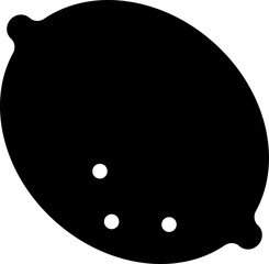 レモンのシンプルで可愛いイラスト