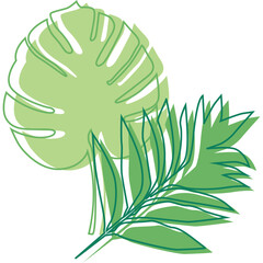 Leaf Aesthetic With Line (5)