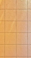 Brown ceramic tile with cement pattern Used as a model for customers to choose from in a shop that sells decorative accessories or interior 