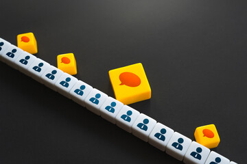 Word weight. Influence and weight of opinion in the group. Authority. Silence the rest, take the...