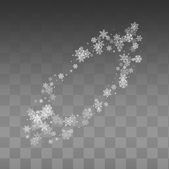 Gray Snow Vector Transparent Background.
