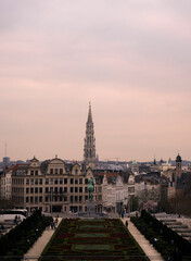 Street view in Brussels, Belgium