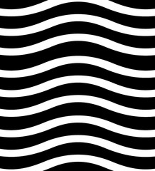 abstract black and white wavy lines background
