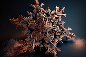 Beautiful snowflake