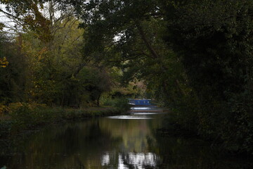 a view of the stourbridge canal to the stewponey for the tow path