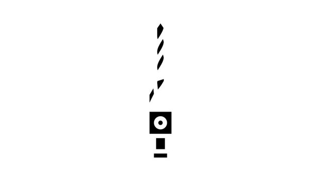 countersink drill bit glyph icon animation