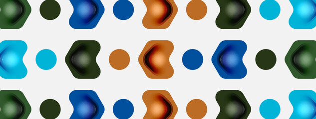 Color arrow shapes on white backdrop. Minimal geometric abstract background. Vector illustration for wallpaper banner background or landing page