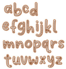 Christmas Cookie Alphabet Letter Set