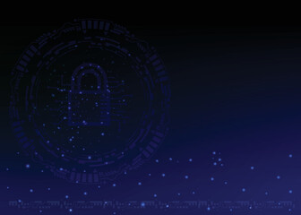 Low poly network mesh technology background.