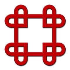 Obraz premium Chinese Knot Symbol.