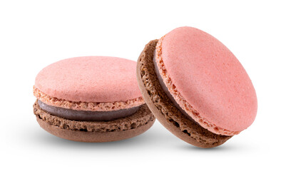 Macarons isolated on trransparent png
