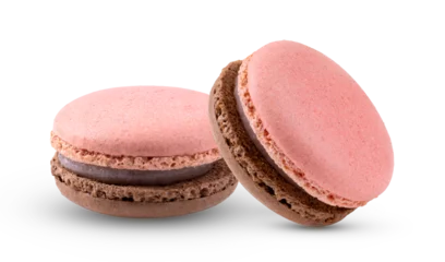 Poster Macarons isolated on trransparent png © supamas