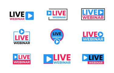 Live Webinar Social Media Badge