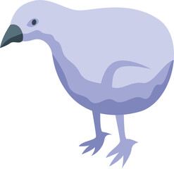 Vulture kid icon isometric vector. Bird animal. Nature predator