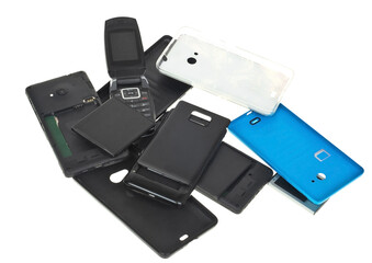 Stos smartfon&oacute;w