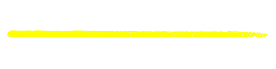 Stift Zeichnung: Lange gelbe Linie