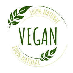 Organic food labels. Eco natural frame.Organic food signs. Grunge shapes. Fresh eco vegetarian products, vegan label and healthy foods badges. Health concept. Veganism logo. Vector graphic.