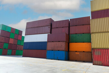 Fototapeta premium Shipping Containers, Multi Sizes 