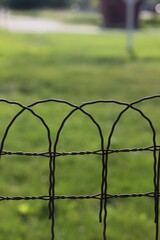 fence with wire