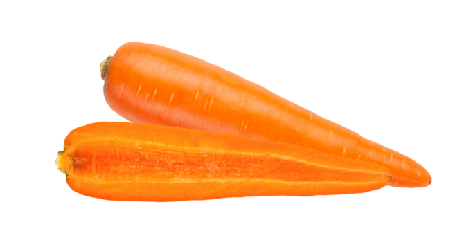 Carrot isolated on trransparent png