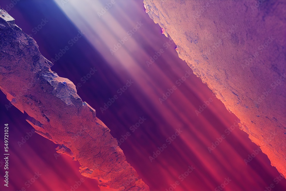 Aufkleber amazing space background with space system explosion
