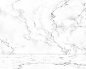 Fototapeta premium Abstract Natural texture marble floor on background : Top view of marble table for graphic stand product, interior design or montage display your object.