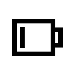 Low Battery Vector Icon