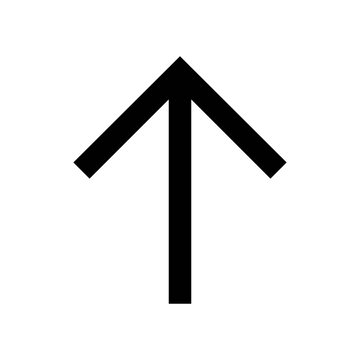 Up Arrow Vector Icon