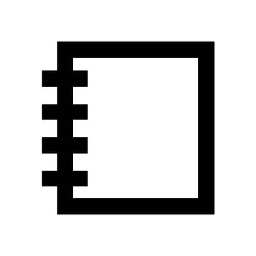 Steno Book Vector Icon
