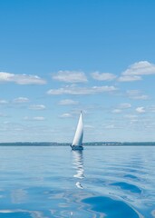 Obraz premium sailboat on the see