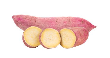 Yam potato isolated on trransparent png