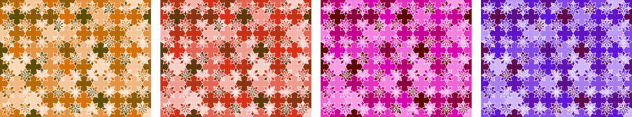 Beautiful and colorful vector pattern. Seamless vector pattern. Textile and fabric pattern. Simple and Stylish pattern.