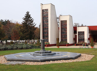 Crematorium and mortuary in the public cemetery