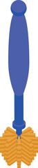 Closet toilet brush icon isometric vector. Clean bowl. Public cleaning