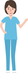 Obraz premium female nurse, woman medical staff.